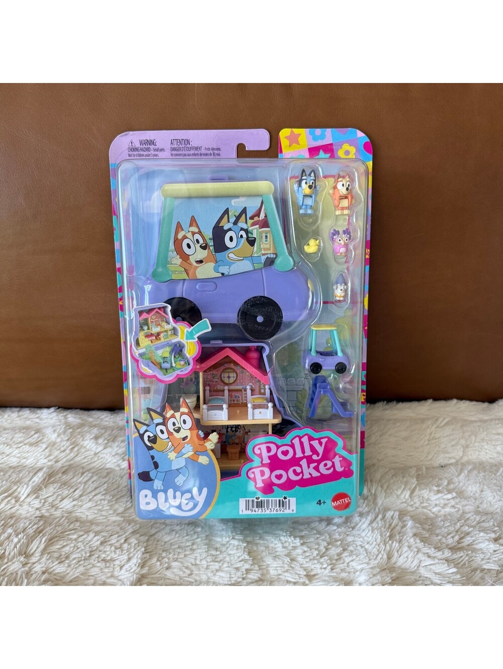 Polly Pocket Bluey Compact Playset Bluey Bingo Mattel 2026 NEW
